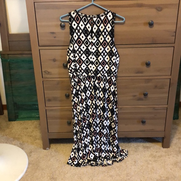 Loft multicolor knee length sleeveless dress - Picture 2 of 4